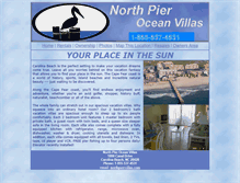 Tablet Screenshot of northpiervillas.com